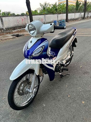SYM Angela 50cc Trắng Xanh Nguyên zin