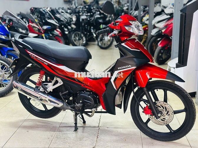 XE MÁY THỊNH PHÁT- WAVE  BLADE 110 ĐỎ ĐEN VÀNH ĐÚC
