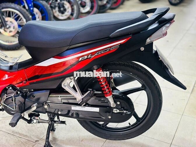 XE MÁY THỊNH PHÁT- WAVE  BLADE 110 ĐỎ ĐEN VÀNH ĐÚC