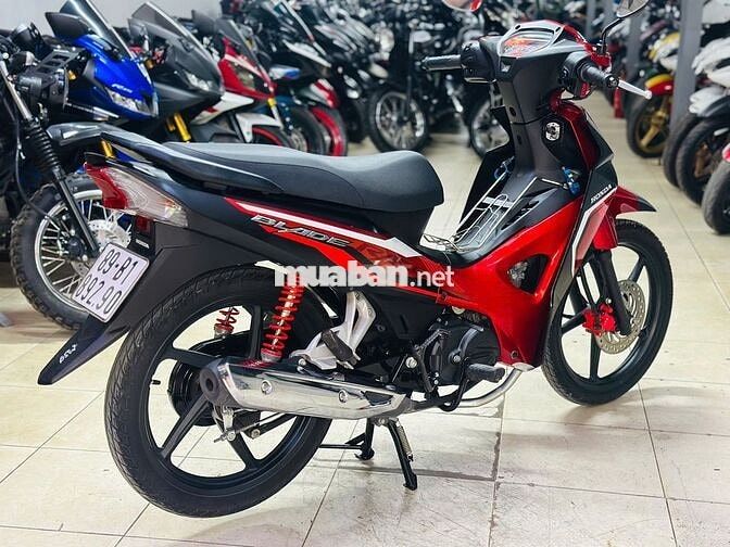 XE MÁY THỊNH PHÁT- WAVE  BLADE 110 ĐỎ ĐEN VÀNH ĐÚC