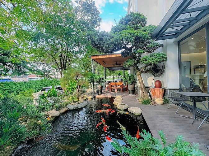  Bán biệt thự Vinhomes Central Park, 309m², căn góc, có hầm, sân vườn