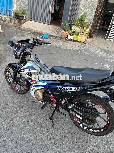 Suzuki Raider 2014 Đen, trắng, xanh