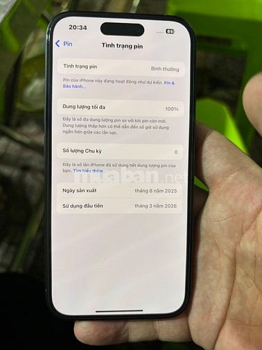 Bán iphone 16 - 128Gb - Full Box - 0 Chu kỳ Sạc