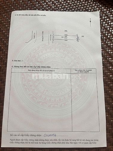 CHÍNH CHỦ CẦN BÁN ĐẤT THỔ CƯ - PHƯỜNG THỚI HÒA, TP. HỒ CHÍ MINH