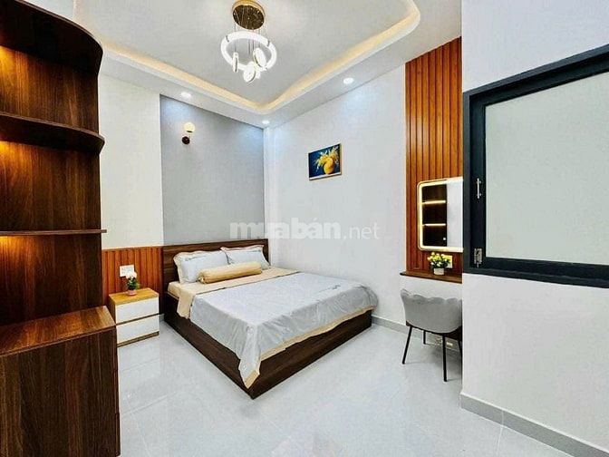 Nhà sổ sẵn 54.1m² Nơ Trang Long, Bình Thạnh xây 1 trệt 2 lầu. Hẻm 4m