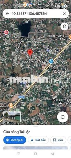 Đất 6 x 47m Mặt tiền Nhựa Giồng Lớn - Cách chợ Mỹ Hạnh Nam 700m