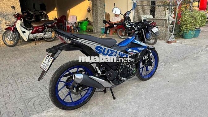 Suzuki Satria 150 2023 Xanh bạc ( hỗ trợ góp )