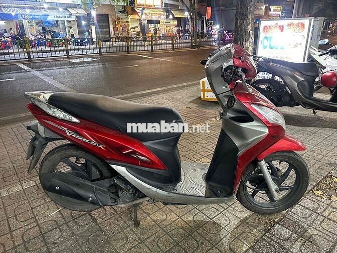 Honda Vision 110 2012 Đỏ bạc đen Bstp chính chủ