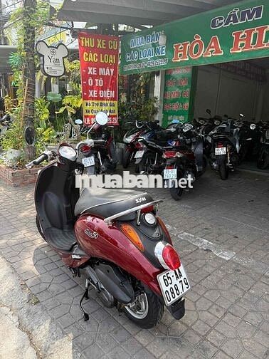 SYM Elite 50cc 2019 Đỏ 9000km