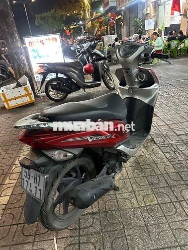 Honda Vision 110 2012 Đỏ bạc đen Bstp chính chủ