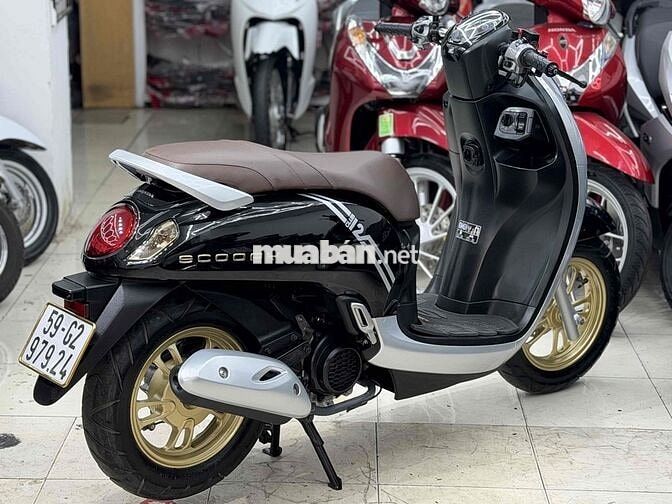 Honda Scoopy 2021 Đen Bạc Bstp 9chủ ký