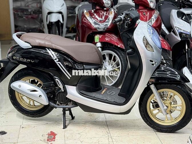 Honda Scoopy 2021 Đen Bạc Bstp 9chủ ký