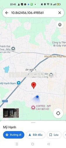 Đất 5 x 44,60m đường ôtô 1/ Gò Hưu - Cách chợ Mỹ Hạnh Nam chỉ 500m