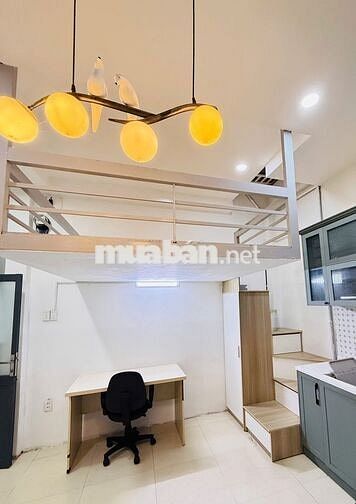 Cho thuê phòng 35m2 gác - Nguyễn Thái Sơn- P1-GV- Full đồ- sát IUH