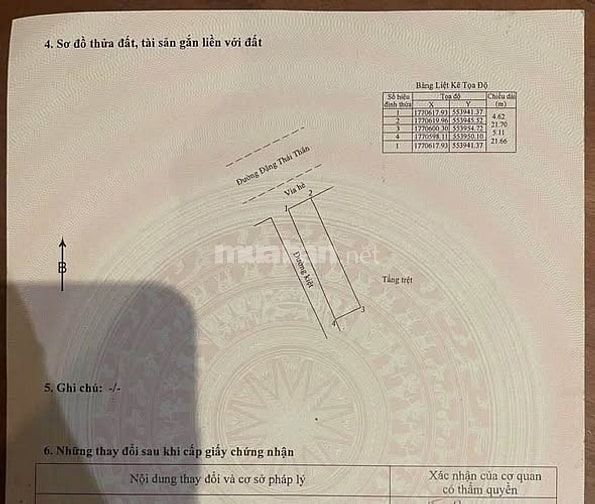 GIÁ RẺ_BÁN ĐẤT 105M_2MĂT TIỀN ĐẶNG THÁI THÂN GẦN BIỂN SƠN THUỶ