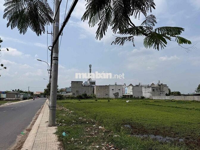 Bán đất Bà Điểm 4-Hóc Môn.DT:163,6m2,đường nhựa rộng 7m