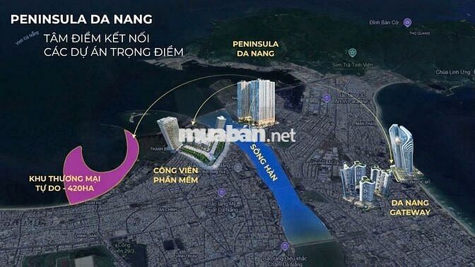 CHỈ 3 TỶ SỠ HỮU CĂN HỘ VIEW TRƯC DIỆN SÔNG HÀN & VỊNH ĐÀ NẴNG 