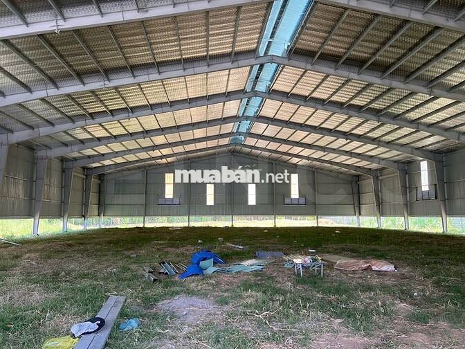 Kho xưởng 1.800 m² có PCCC tự động và điện 3 pha, lộ Container