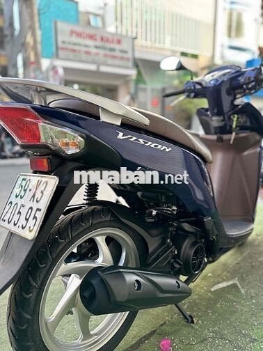 Honda Vision 2017 màu Xanh