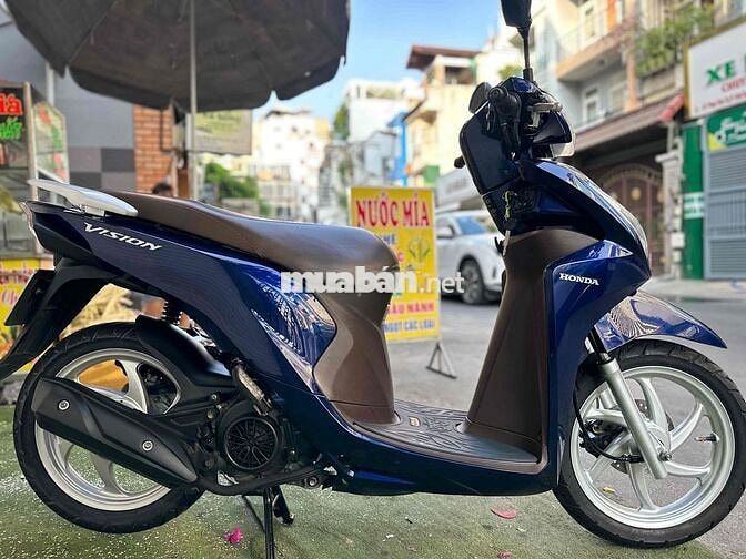 Honda Vision 2017 màu Xanh