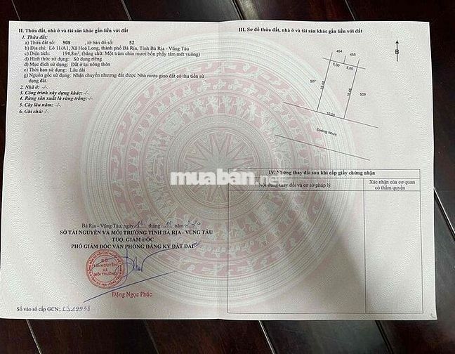 TRỤC CHÍNH LAN ANH 2, giáp Biệt Thự màu vàng