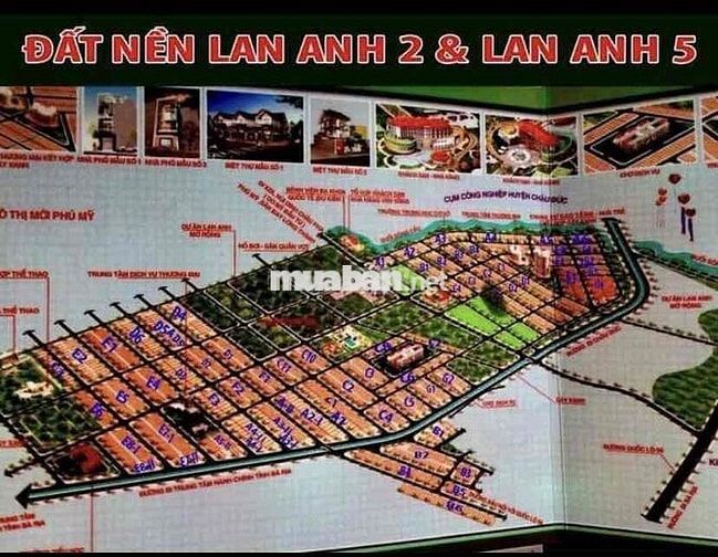 CHÍNH CHỦ nhận ký gửi bán, mua đất Lan anh 2,5,1 Bà rịa