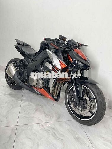 Kawasaki Z1000 Đen, Cam, Bạc