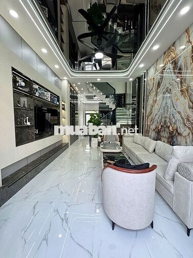 Nhà Tô Ngọc Vân, 110m2 CN đủ, 4x27, 5 tầng, Nội thất cao cấp, Hẻm 8m
