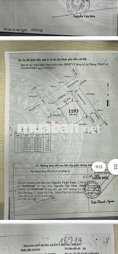 cần bán đất dt rộng ngang 12.2m đường thông sát bên sông Sài Gòn 