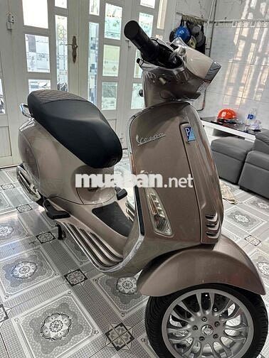 Bán xe vespa sprint nâu đồng