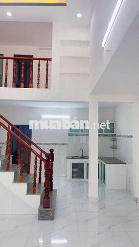 BÁN NHÀ MỚI XÂY 61,5M2 1 TRỆT 1 LẦU HẺM XE HƠI 7M Đ BÌNH CHUẨN 17