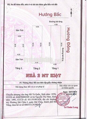 Bán Nhà Kiệt Ô Tô Nguyễn Công Hoan Phường An Khê