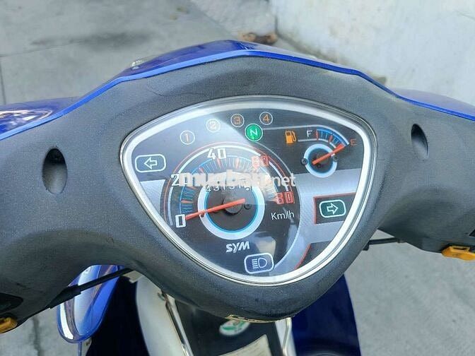 SYM Elegant 50cc Xanh, Bạc