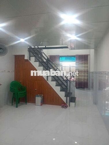 nhà trệt lửng   1 kín hẻm xe hơi