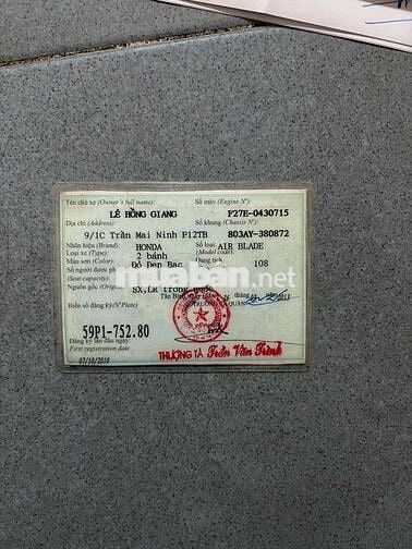 Honda Air Blade màu Đỏ