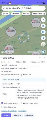 Bán 6.738m2 mặt tiền đường Nguyễn Thị Nà (795) xã An Nhơn Tây, TP.HCM