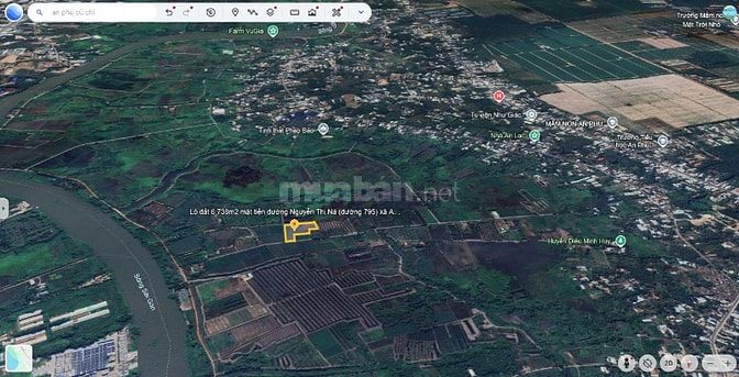 Bán 6.738m2 mặt tiền đường Nguyễn Thị Nà (795) xã An Nhơn Tây, TP.HCM
