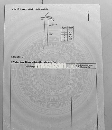 Đất 10 x 45,30m (453m full thổ) hẻm ôtô - Ngay ngã 3 Mỹ Hạnh