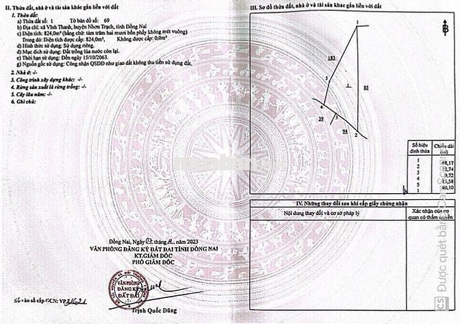 Bán 5.000m² đất Nhơn Trạch  – quỹ đất lớn hiếm