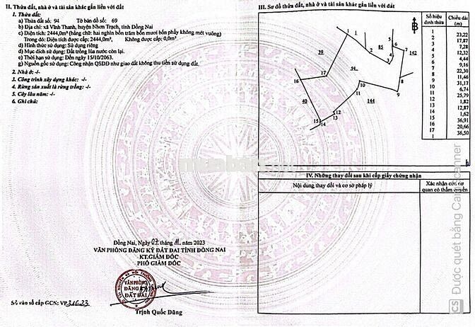 Bán 5.000m² đất Nhơn Trạch  – quỹ đất lớn hiếm