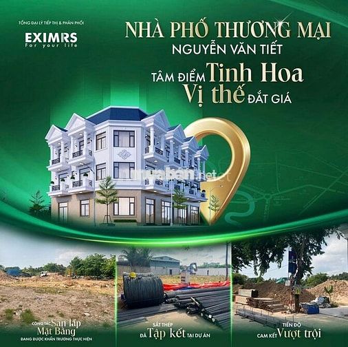 BÁN GẤP NHÀ PHỐ MẶT TIỀN 15M KDC NGUYỄN VĂN TIẾT TT LÁI THIÊU - TT 5%
