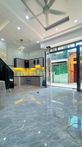 Nhà mới ở liền 8 x 5,5 ( trệt lầu ) 3pn SHR hoàn công đủ HẺM 3M 