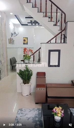 Nhà đẹp 4x15m Thạnh Lộc 22, Q12 – Hẻm 6m thông, xe hơi vào tận nhà