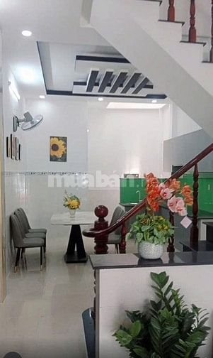 Nhà đẹp 4x15m Thạnh Lộc 22, Q12 – Hẻm 6m thông, xe hơi vào tận nhà