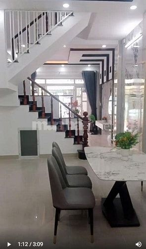 Nhà đẹp 4x15m Thạnh Lộc 22, Q12 – Hẻm 6m thông, xe hơi vào tận nhà