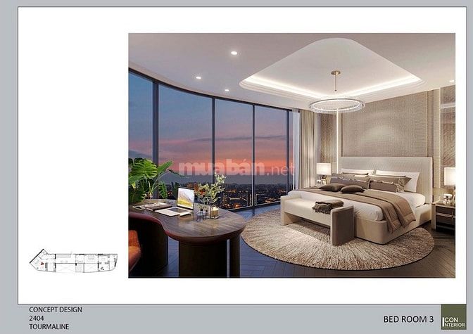 Căn Penthouse Thảo Điền Green, 403m2, sân vườn 40m, view sông,85.9 tỷ