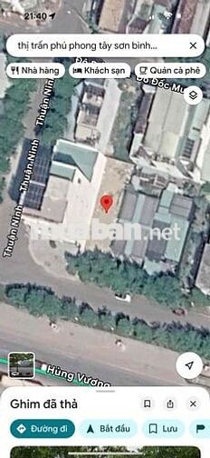 BÁN ĐẤT KHU DC SIÊU THỊ TT PHÚ PHONG CŨ (XÃ TÂY SƠN)