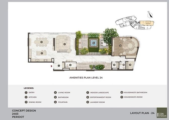 Bán căn Penthouse Thảo Điền Green, căn 373m2 cả sân vườn, view sông