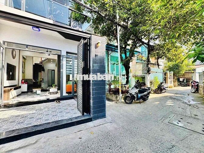 Nhà đẹp giá mềm, 1T1L1st 3PN 3WC, hẻm 5m, chủ nhà tặng tất cả nội thất