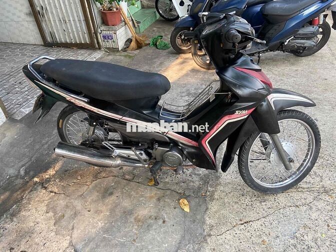 SYM Elegant 50cc Đen Đỏ